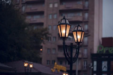 Electric lantern Stock Photos