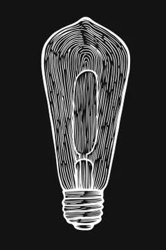Electric light bulb Stock Illustration