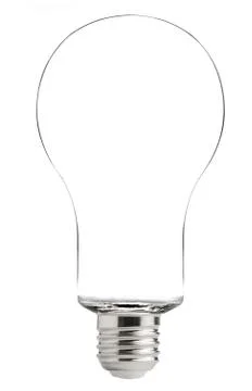 Electric light bulb isolated Stock Photos