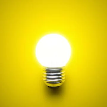Electric light bulb Stock Photos