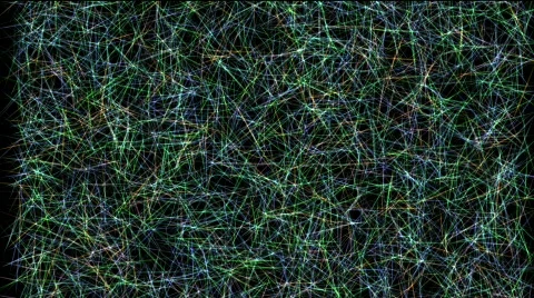 Electric Light Dance with Alpha Channel Stock Footage 364017