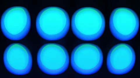 Electric light leak background. Vibrant colour changing lights circles abst.. Stock Footage 338300920