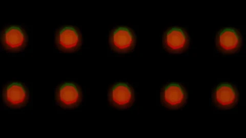 Electric light leak background. Vibrant colour changing lights circles abst.. Stock Footage 338301014