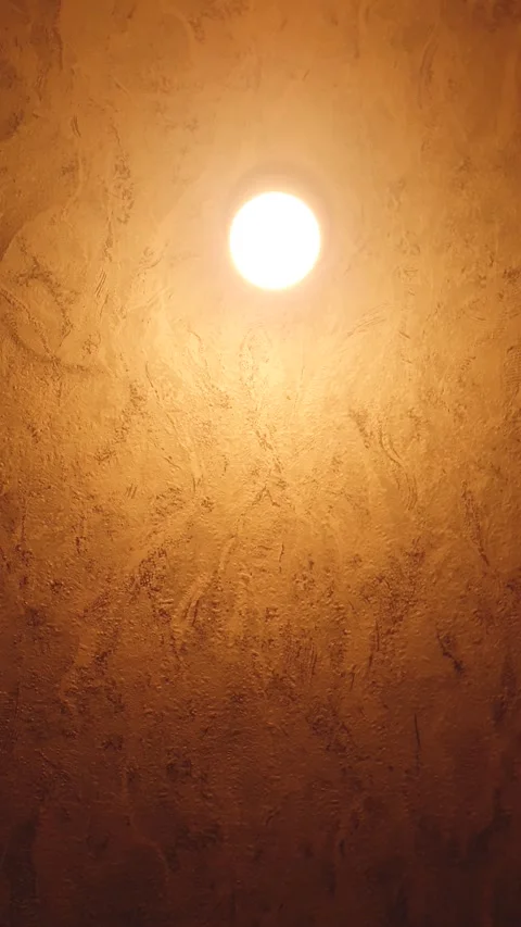 Electric light, LED bulb, vertical shot. Lighting,light bulb on the wall. Stock Footage 278414906