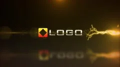 Electric Light Streak Dynamic Business Logo & Text Title Reveal Animation Intro Stock After Effects