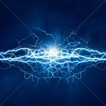 Electric lighting effect, abstract techno backgrounds for your design Stock Illustration