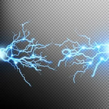 Electric lighting effect. EPS 10 Stock Illustration