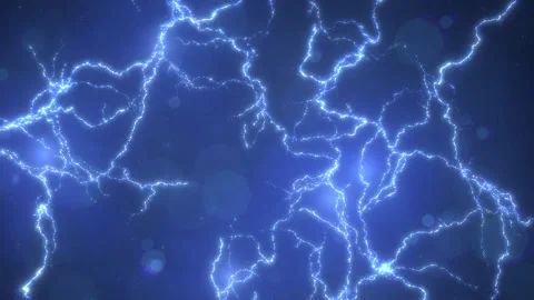 Electric Lighting Energy Animation, Seam... | Stock Video | Pond5