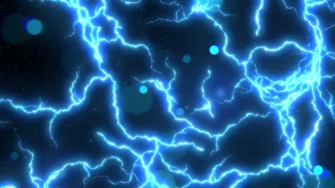 Electric Lighting Energy Background. Stock Footage 232796484