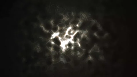 Electric Lightning Bolt Transition with Thunder Strike on Black Background 4K Stock Footage 341493005