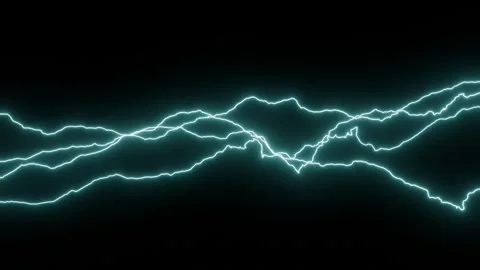 Electric Lightning Energy Background Animation Video stock 301613276