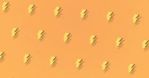 Electric lightning symbol pattern background animation Stock Footage 222711678