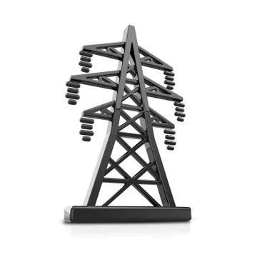 Electric line Stock Illustration