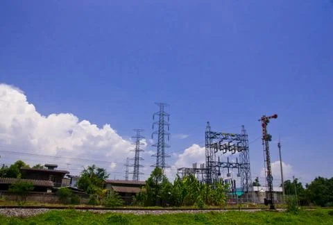Electric line Stock Photos