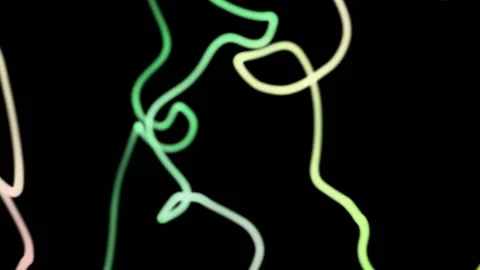 Electric Lines Motion Wavy Elegance Motion Background Stock Footage 89332967