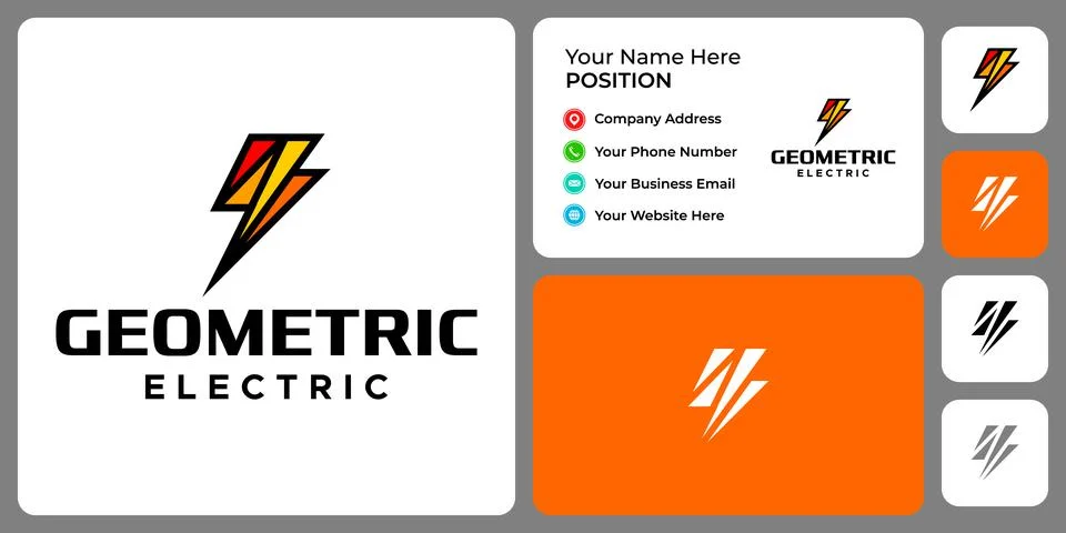 ELECTRIC LOGO Stock Illustration