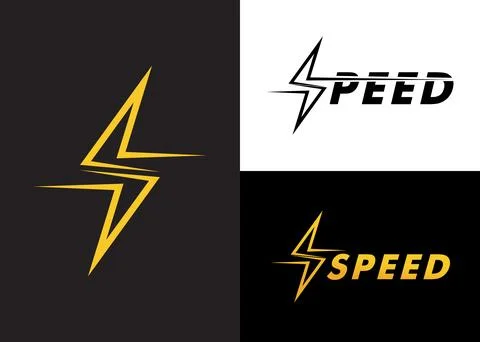 Electric logo vector, Lightning , Thunderbolts logo vector Stock Illustration