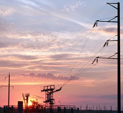 Electric main Stock-Fotos