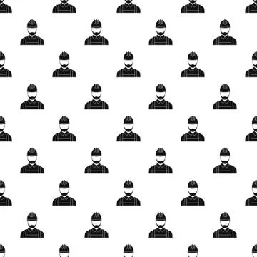 Electric man pattern seamless vector Stock Illustration