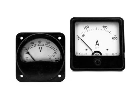 Electric measuring device Stock Photos