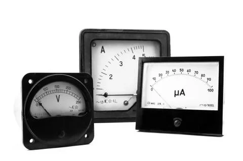 Electric measuring device Stock Photos