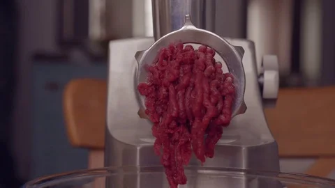 Electric Meat Grinder Stock Footage 72218676