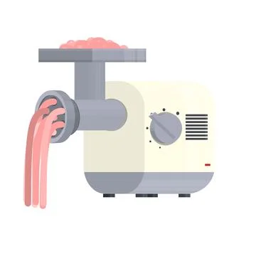 Electric meat grinder Stock Illustration