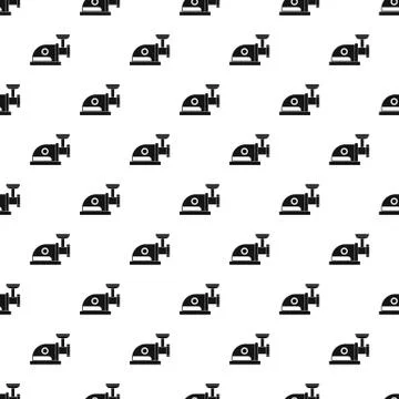 Electric meat grinder pattern, simple style Stock Illustration