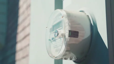 Electric Meter In The Daytime Stock Footage 169275162