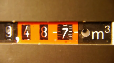 Electric meter Stock Footage 34616261