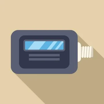 Electric meter measuring power consumption with digital display Ilustración de archivo