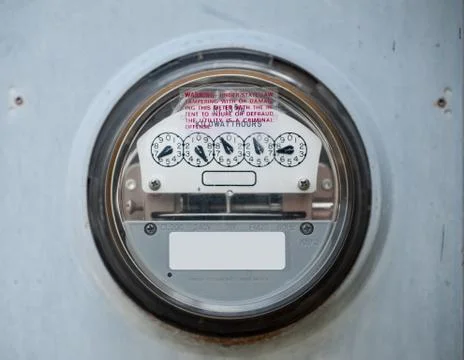 Electric meter Stock Photos