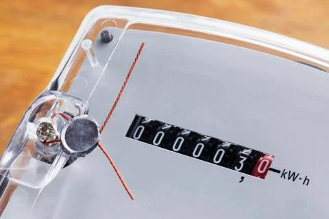 The electric meter Stockfoto's