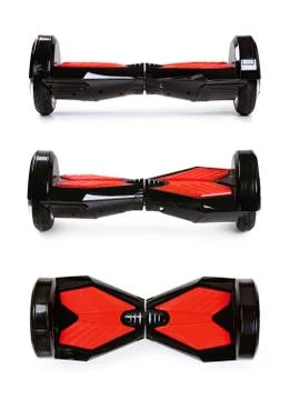 Electric mini hoverboard. Stock Photos