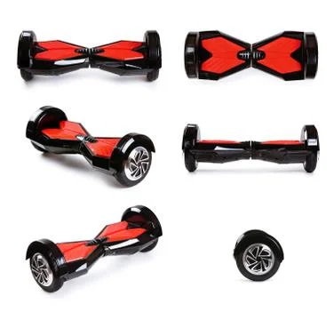 Electric mini hoverboard. Stock Photos