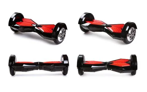 Electric mini hoverboard. Stock Photos