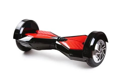 Electric mini hoverboard. Stock Photos