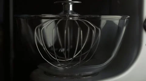 Electric mixer isolated on background black Stock Footage 56336829