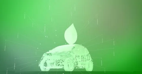 ELECTRIC MOBILITY GREEN Stock Illustration