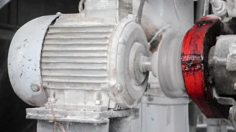 Electric motor Stock Footage 49702990