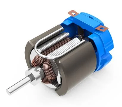 The electric motor Stock Illustration