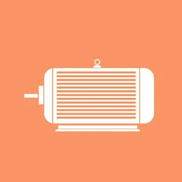 Electric motor. Stock Illustration