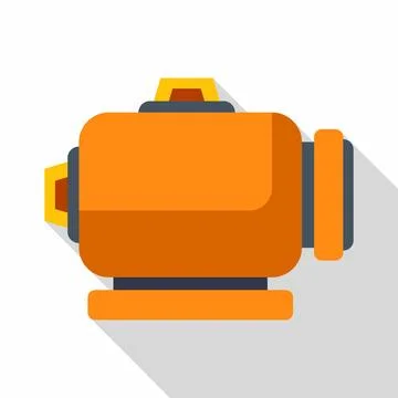 Electric motor industrial engine generating power icon Stock Illustration