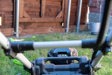 Electric Mower Stock Photos