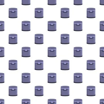 Electric multi cooker seamless pattern background repeating texture Stock Illustration