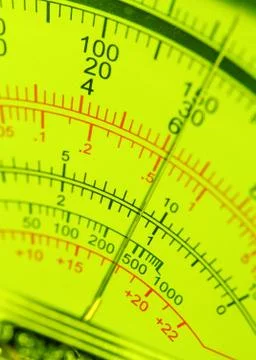 Electric multi meter Stock Photos