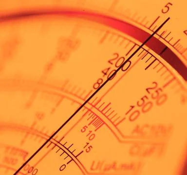 Electric multi meter Stock Photos