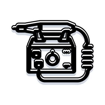 Electric nail drill machine for manicure pedicure Stock Illustration