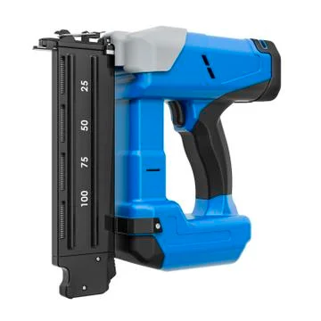 Electric nail gun, 3D rendering Ilustración de archivo