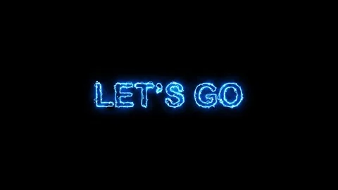 Electric neon countdown three to one turning into blue plasma lets go motiv.. Stock Footage 333032285